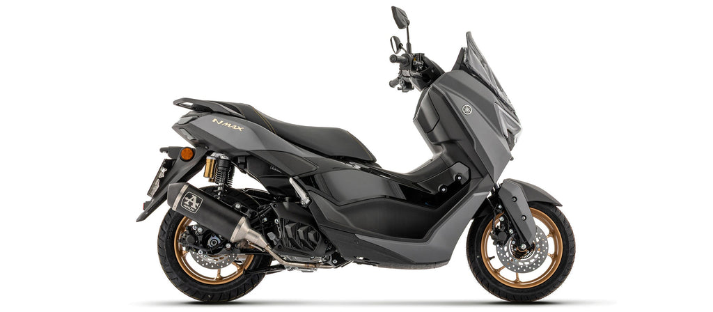 Arrow Racing Full System with Urban Aluminium "Dark" Slip On with "Dark"steel End Cap