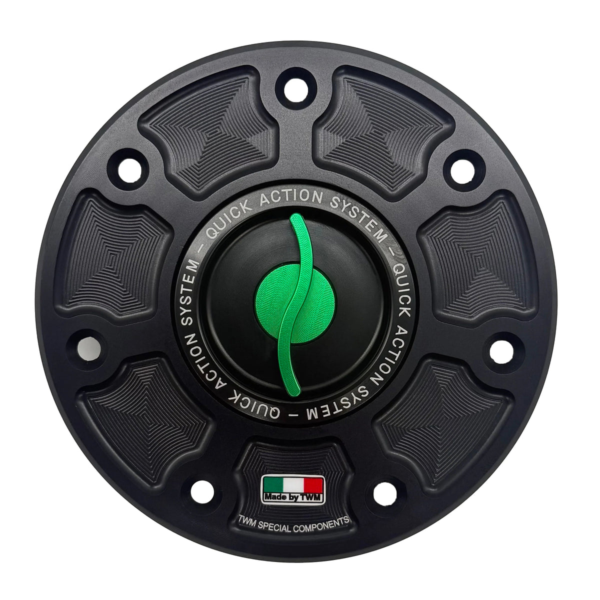 TWM Quick Action CNC Aluminum Gas Cap For Kawasaki - Kawasaki ZX636 Ninja ZX-6R/ZX750 Ninja ZX-7R