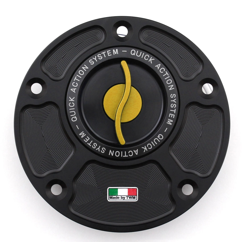 TWM Quick Action CNC Aluminum Gas Cap For Yamaha - Yamaha FZ1/FZ6