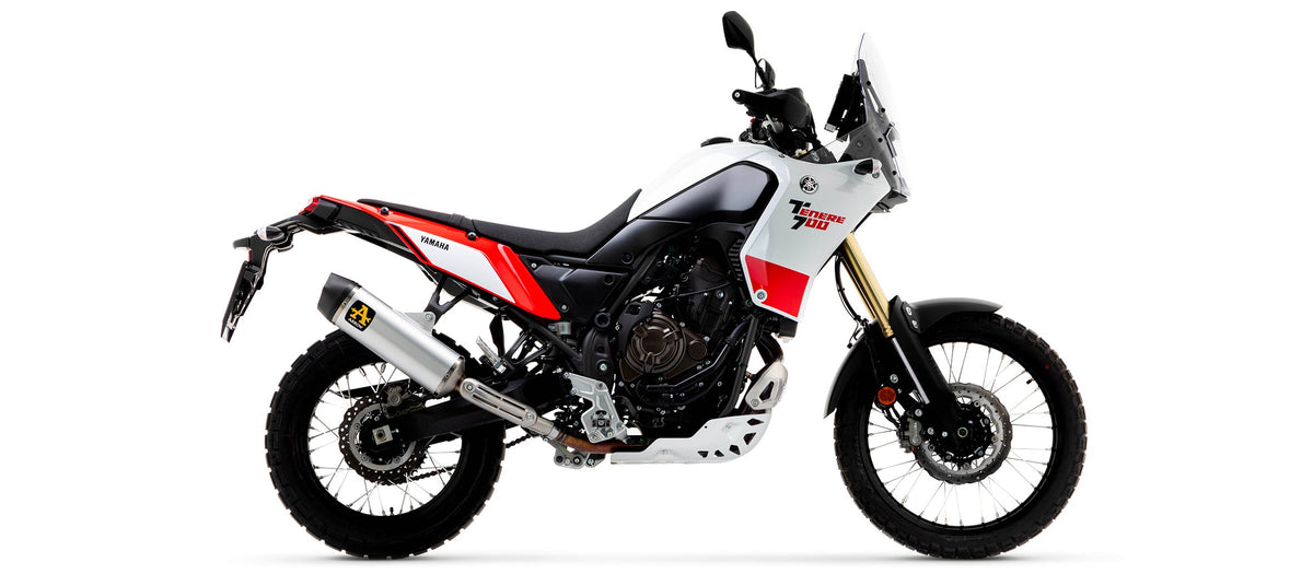 Arrow Indy Race Aluminium Slip On with Carbon End Cap - Yamaha Tenere 700