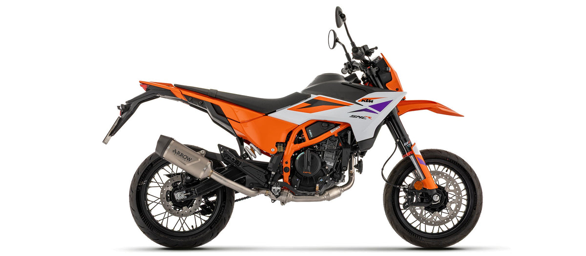 Arrow Indy Race EVO Titanium Slip On with Carbon End Cap - KTM 390 Enduro R/390 Adventure