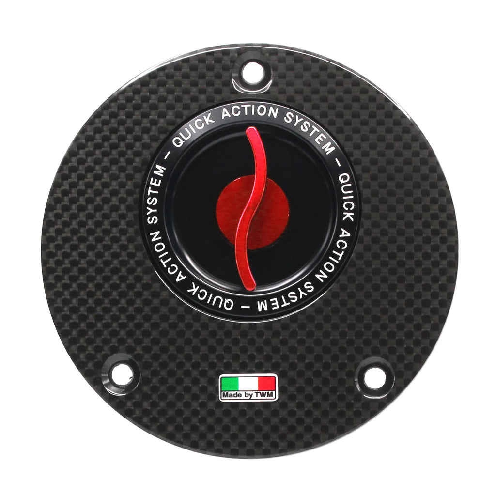 TWM Quick Action Carbon Gas Cap For Ducati - Ducati 848/916