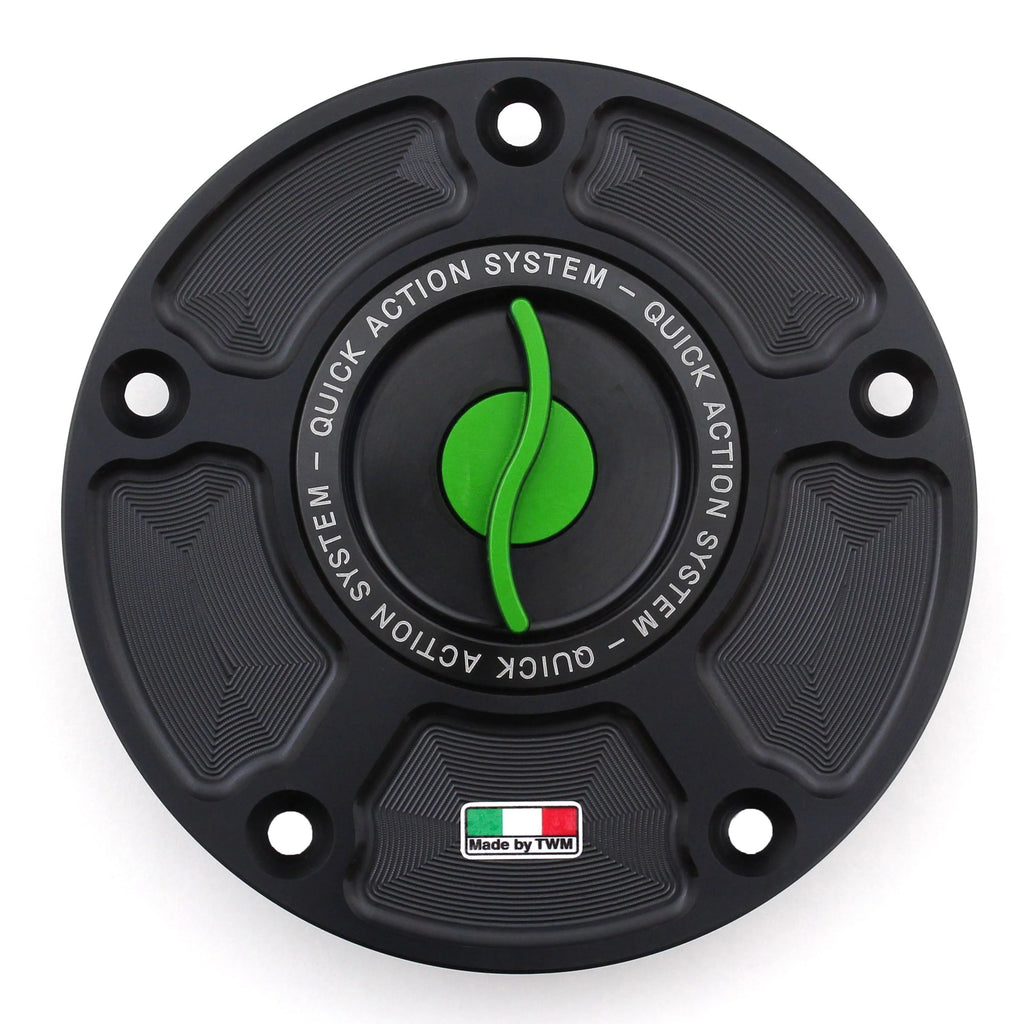 TWM Quick Action CNC Aluminum Gas Cap For Kawasaki - Kawasaki Z750/Z800