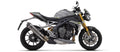 Arrow Race-Tech Titanium Slip On with Carbon End Cap - Triumph Speed Triple/Speed Triple RS