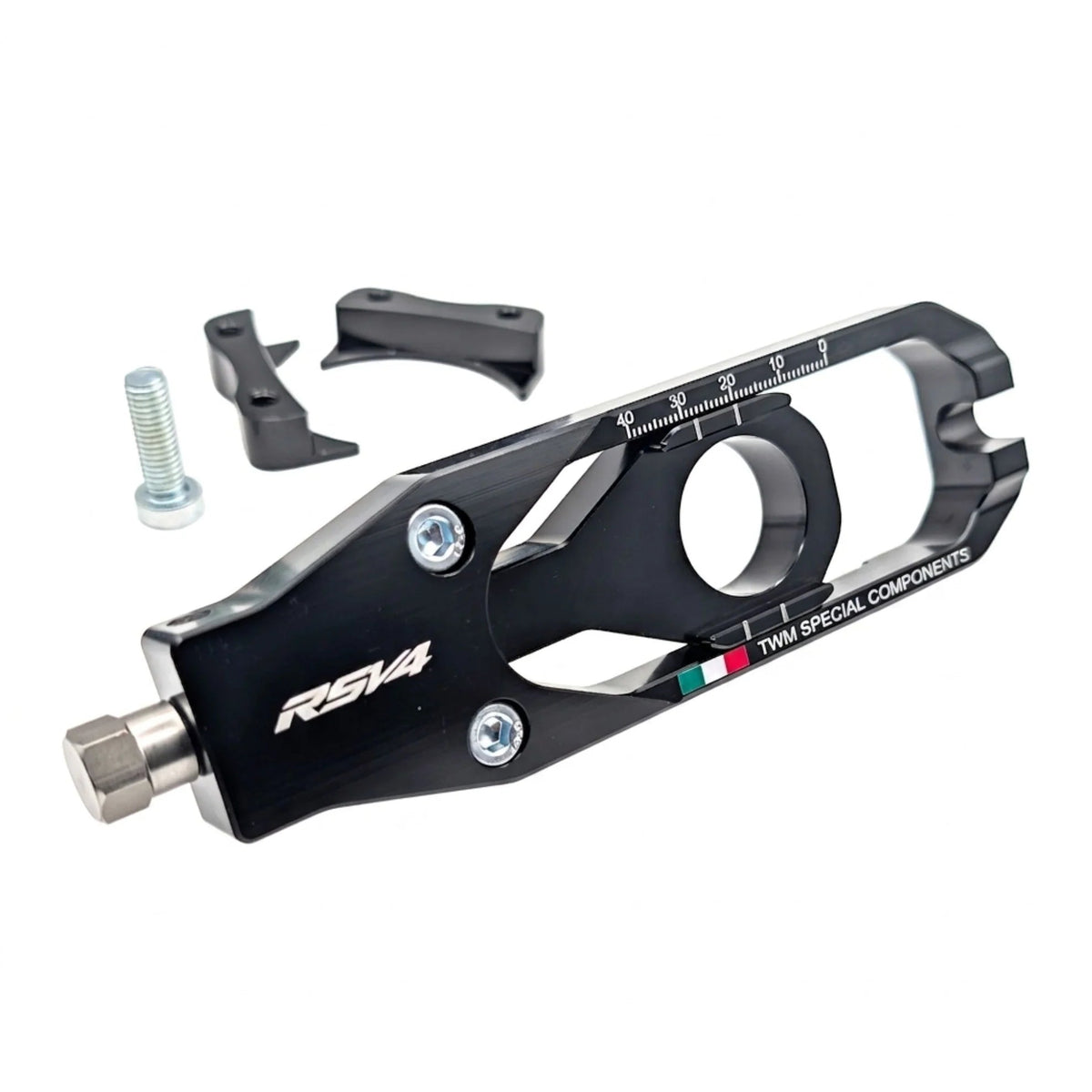 TWM CNC Aluminum Chain Adjusters For Aprilia - Aprilia RSV4 RF/RSV4 RF LE