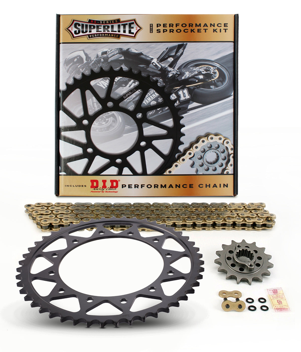 Superlite BMW F650 Dakar/GS Models '94-07 520 Chain Chain & Sprocket Kit