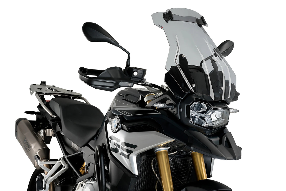 Puig Touring Plus Windshield with Visor - BMW F850GS 2018-Present