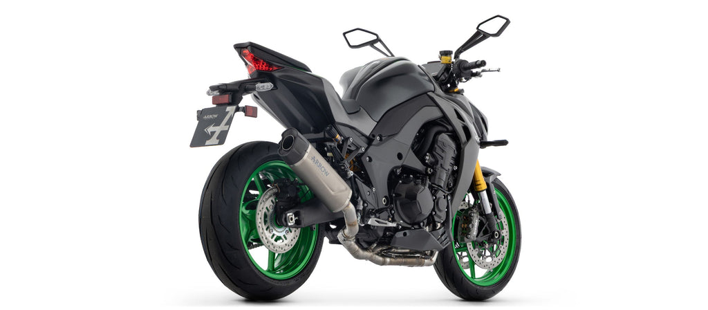 Arrow Indy Race EVO Titanium Slip On with Carbon End Cap - Kawasaki Z1100