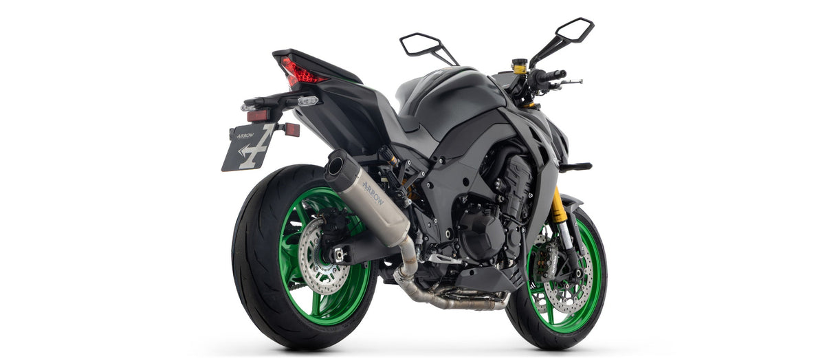 Arrow Indy Race EVO Titanium Slip On with Carbon End Cap - Kawasaki Z1100