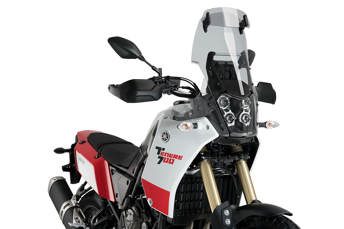 Puig Touring Windshield with Visor - Yamaha Tenere 700 2019-Present