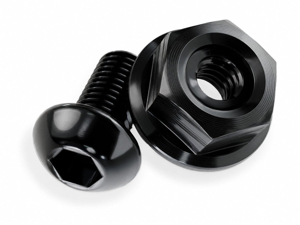 WRS WINDSCREEN M5x10MM ALUMINUM SCREW WITH NUTS KIT