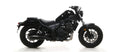 Arrow Rebel Slip On with Aluminium "Dark" End Cap - Honda CMX500 Rebel 500/CMX500 Rebel 500 ABS