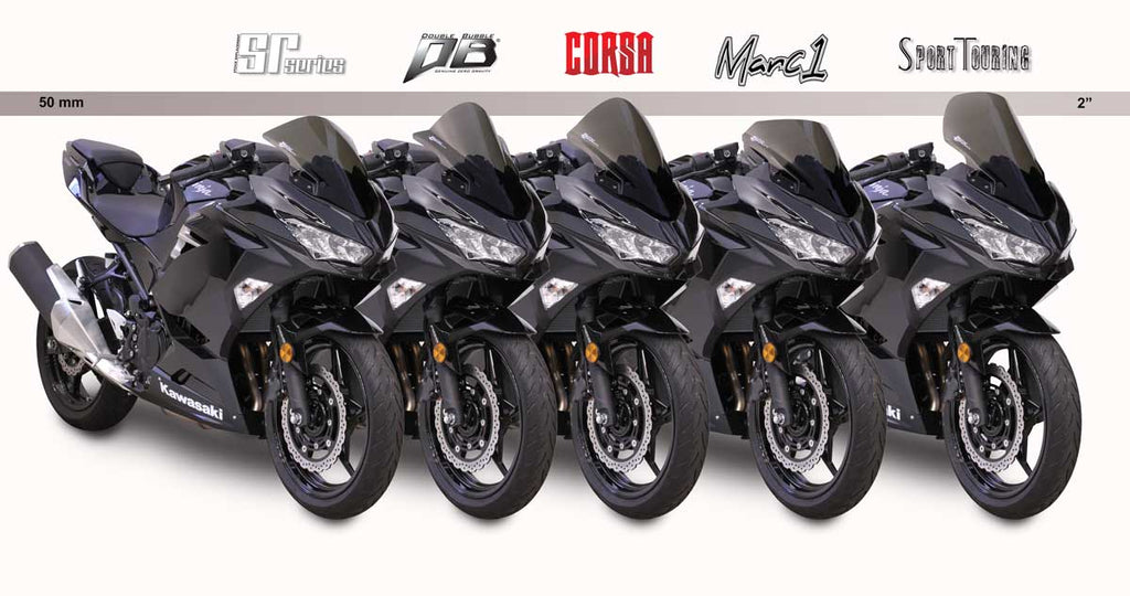 Zero Gravity Windscreen - Kawasaki Ninja 250R (Non-US Model) 18-2019