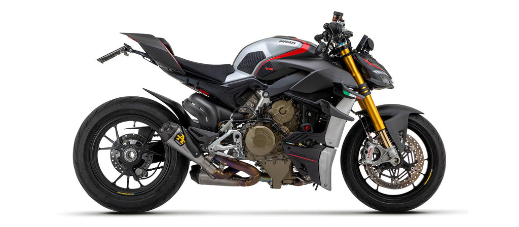 Arrow Titanium Works Slip Ons (Right and Left) with Titanium Link Pipies - Ducati Panigale V4/Panigale V4 S