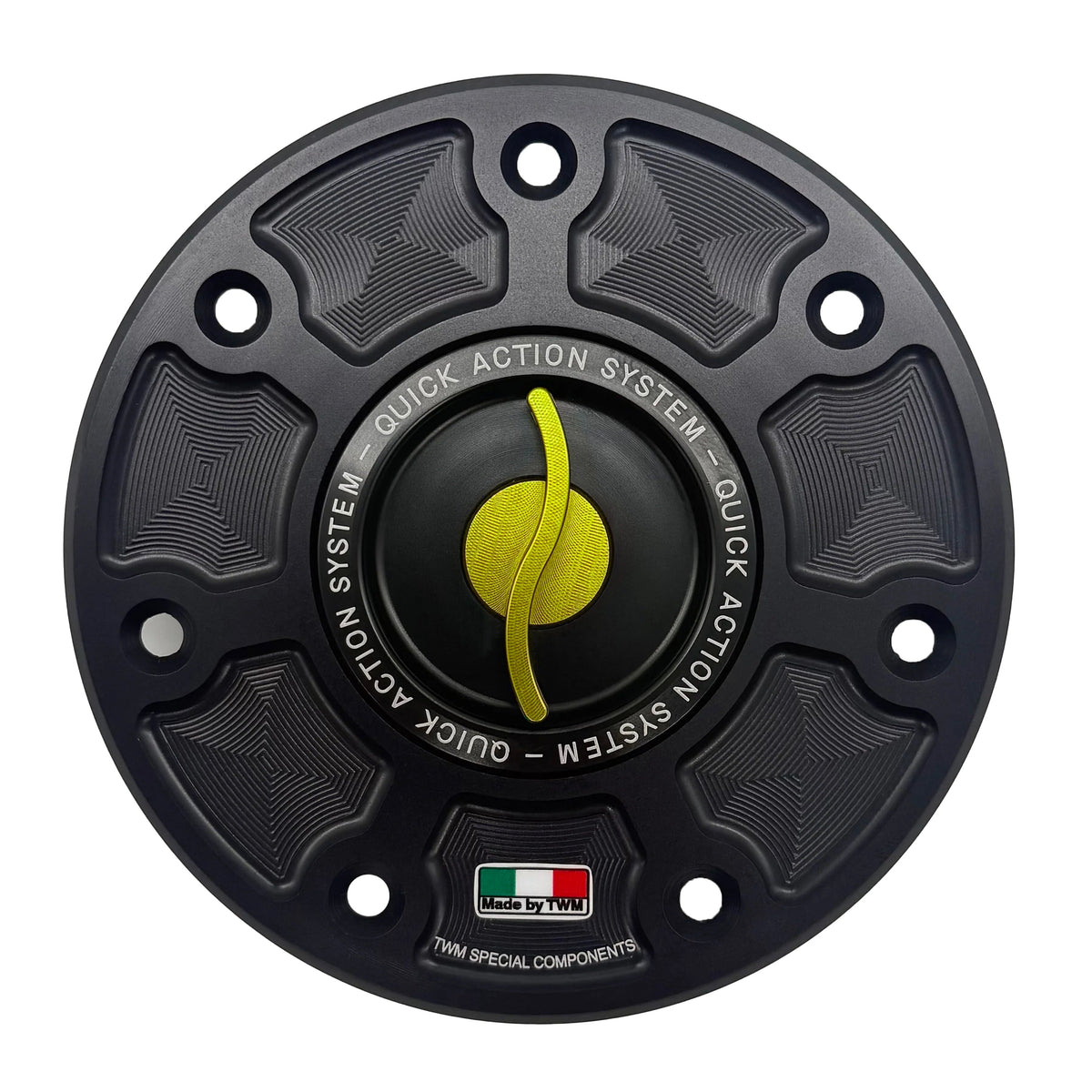 TWM Quick Action CNC Aluminum Gas Cap For Kawasaki - Kawasaki ZX636 Ninja ZX-6R/ZX750 Ninja ZX-7R