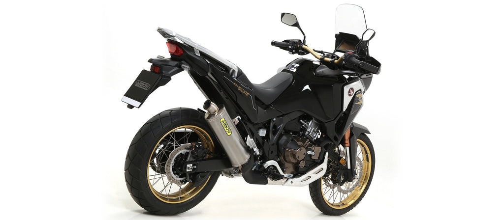 Arrow Maxi Race-Tech Approved Titanium Slip On - Honda CRF1100L Africa Twin/CRF1000L Africa Twin ABS