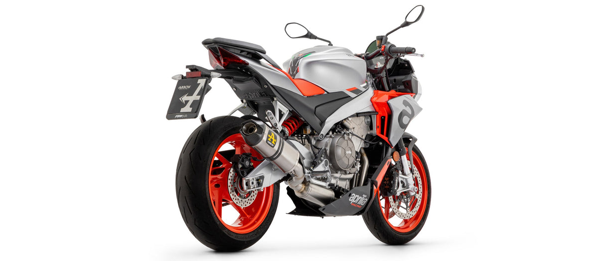 Arrow Indy-Race Titanium Slip On with Carbon End Cap - Aprilia RS 660/Tuono 660