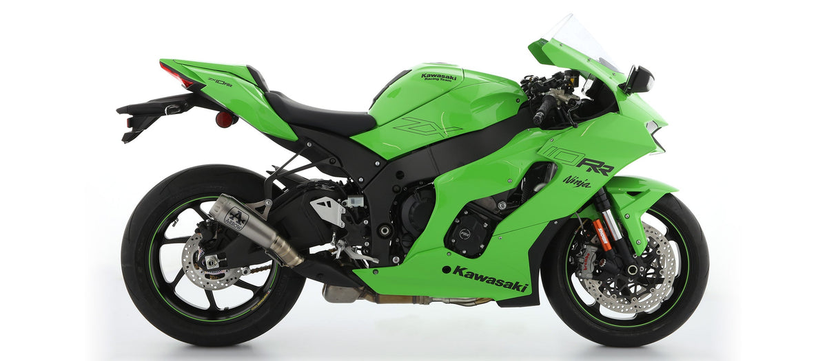 Arrow Titanium Pro-Race Slip On with Titanium Link Pipe - Kawasaki ZX1000 Ninja ZX-10R/ZX1000 Ninja ZX-10RR