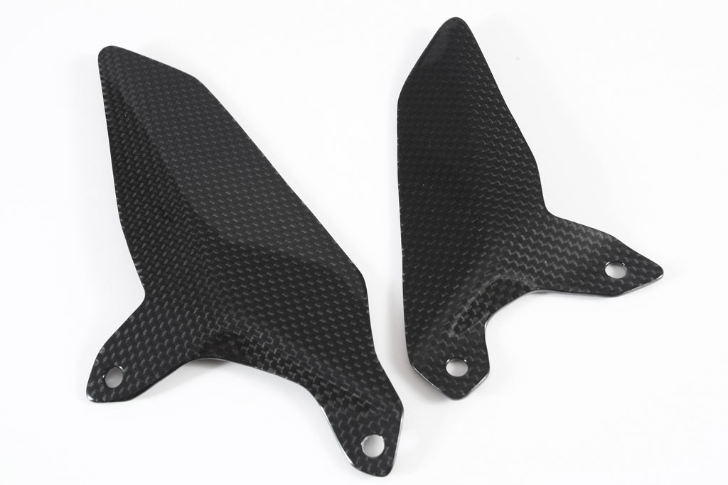 Fullsix Carbon Heel Guards Pair (no Holes) - Ducati Panigale R/Panigale V2