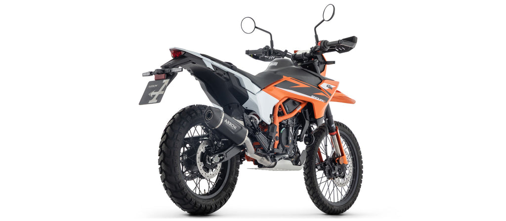Arrow Indy Race EVO Aluminium "Dark" Slip On with Carbon End Cap