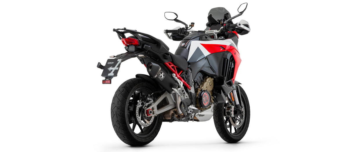 Arrow Veloce Titanium "Dark" Slip On - Ducati Multistrada V4/Multistrada V4 S