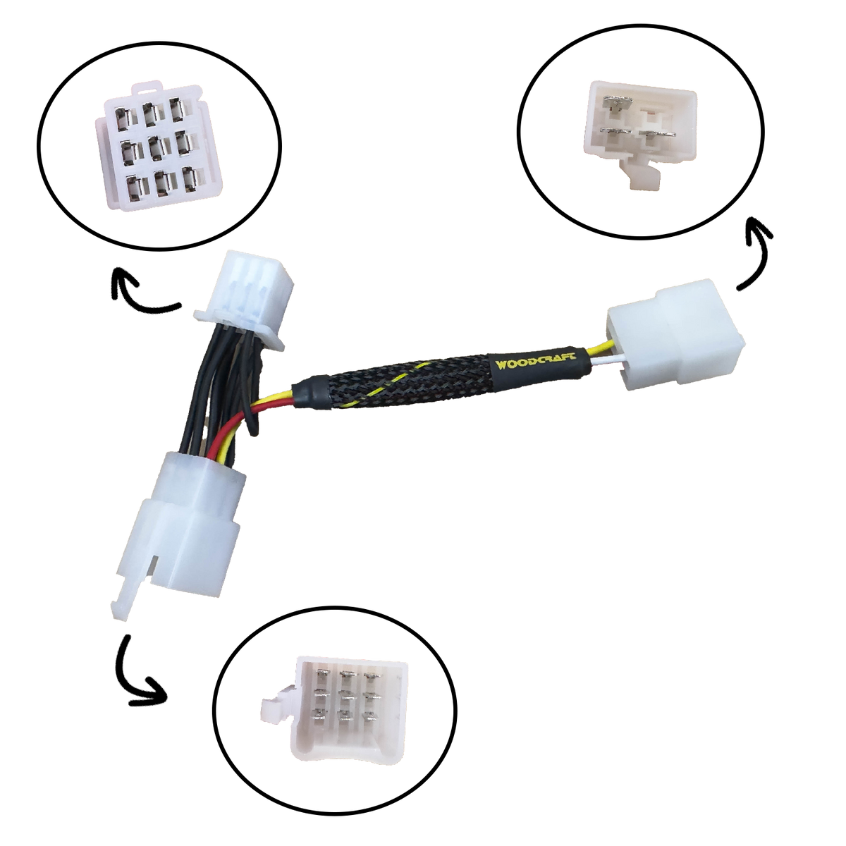 Woodcraft Honda CBR954RR Keyswitch Elimination Harness
