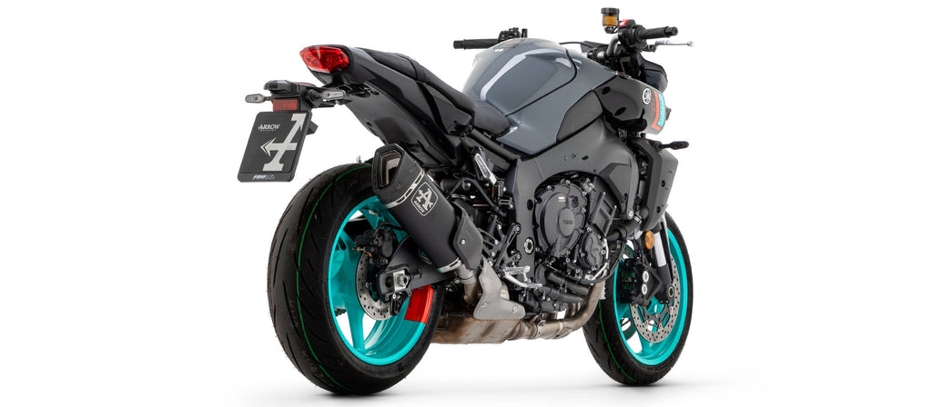 Arrow Pista Titanium "Dark" Slip On - Yamaha MT-10 / 10 SP