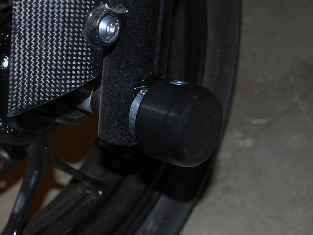 Woodcraft Front or Rear Axle Sliders - Honda Grom, Kawasaki Z125 Pro