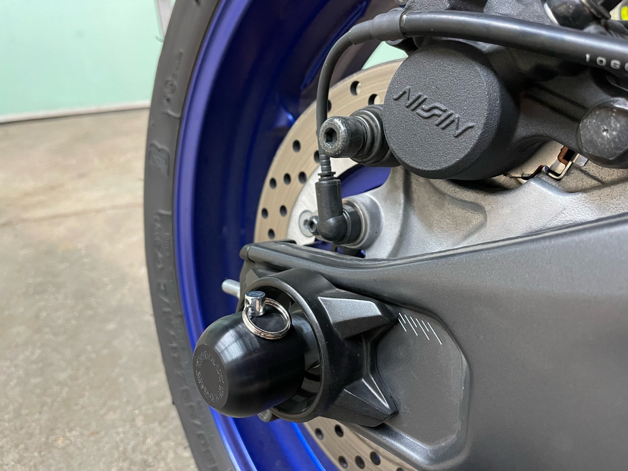 Woodcraft Rear Axle Slider Kit - Yamaha FZ-07/MT-07 (2015-2018)