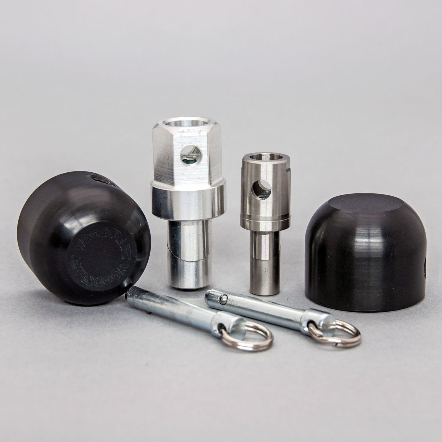 Woodcraft Rear Axle Slider Kit - Yamaha FZ-09 (2014-2018), FJ-09 (2015-2017), XSR900 (2016-2018)