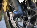 Woodcraft Front Axle Sliders - Triumph Daytona 675/675R, Street Triple 675 (2006-2017)