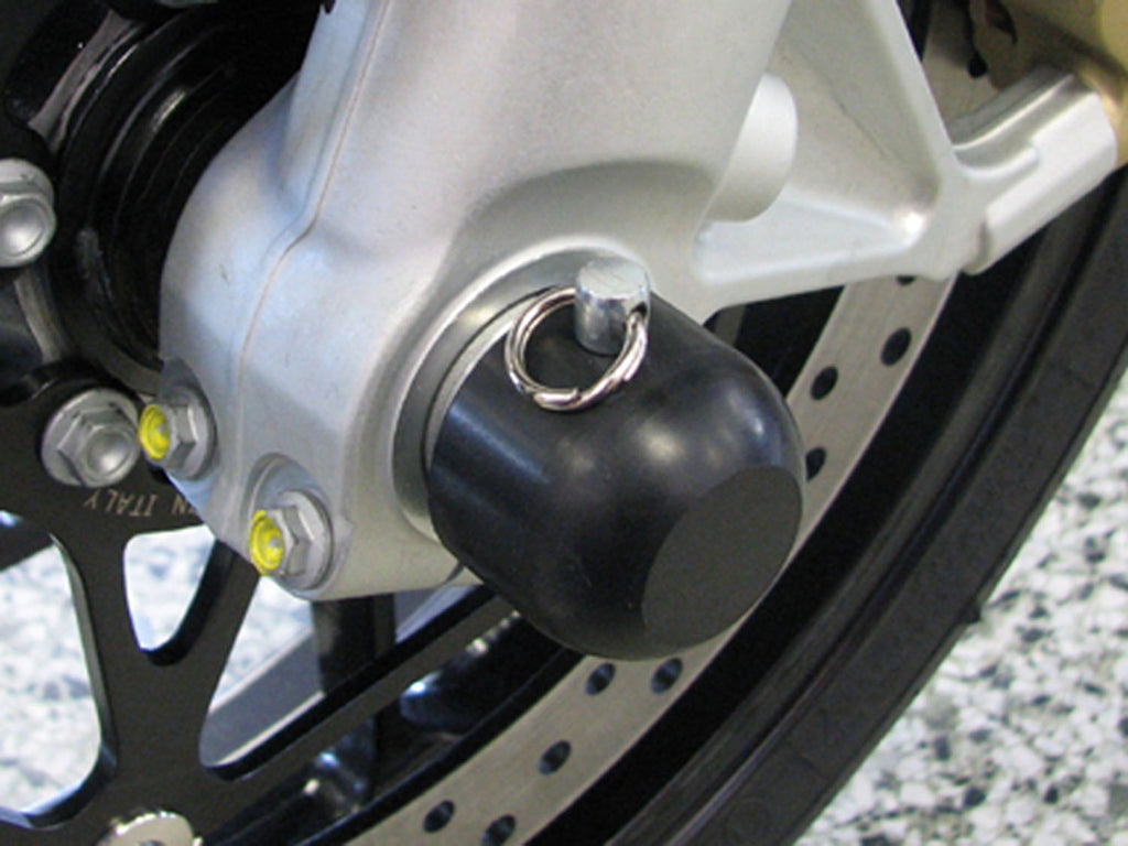 Woodcraft Front Axle Sliders - Aprilia (Multiple Models)