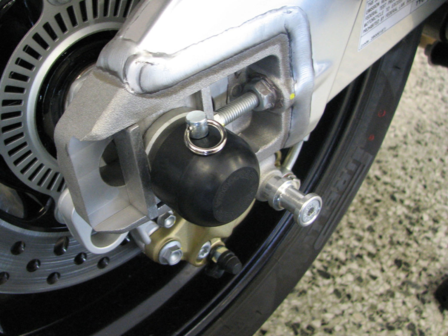 Woodcraft Rear Axle Sliders - Aprilia (Multiple Models)