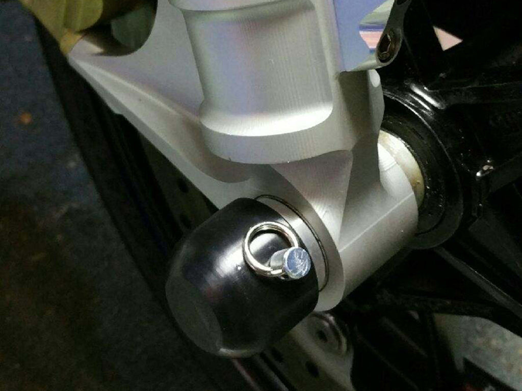 Woodcraft Front Axle Sliders - BMW S1000RR (2009-2018), S1000R (2014-2018)