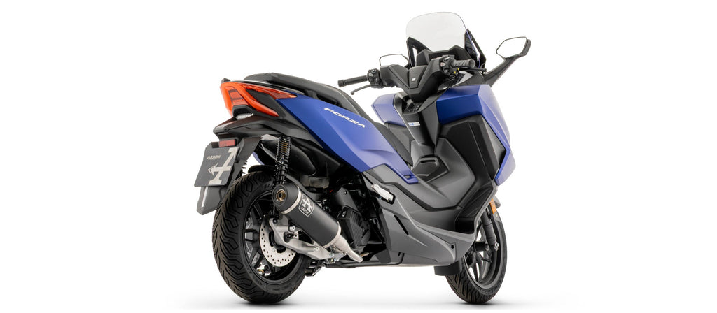 Arrow Racing Full System with Urban Aluminium "Dark" Slip On with "Dark"steel End Cap