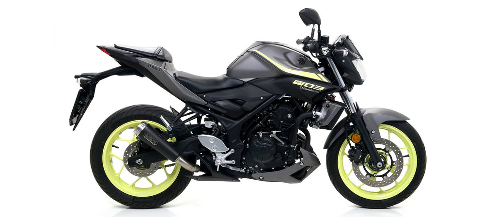 Arrow Pro-Race Nichrom "Dark" Slip On - Yamaha MT-03/YZF-R3