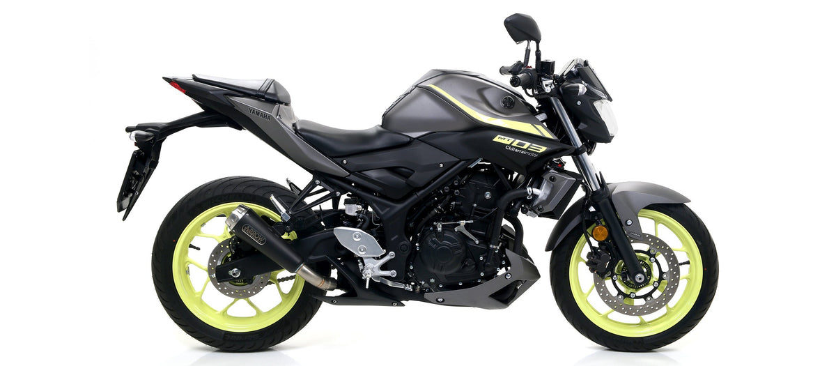 Arrow Pro-Race Nichrom "Dark" Slip On - Yamaha MT-03/YZF-R3