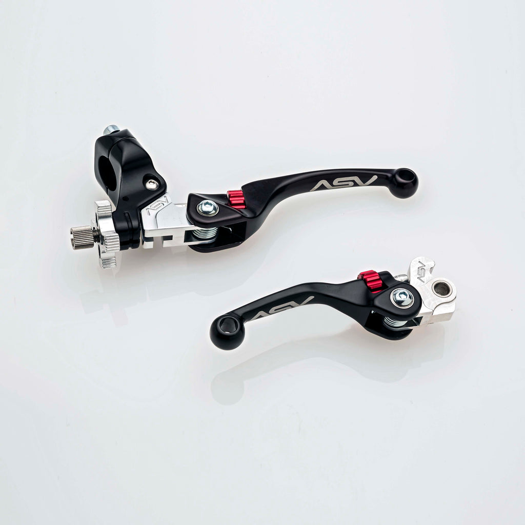 ASV F4 Series Clutch and Brake Lever Pair Pack w/ Hot Start Perch # BCF41306SH