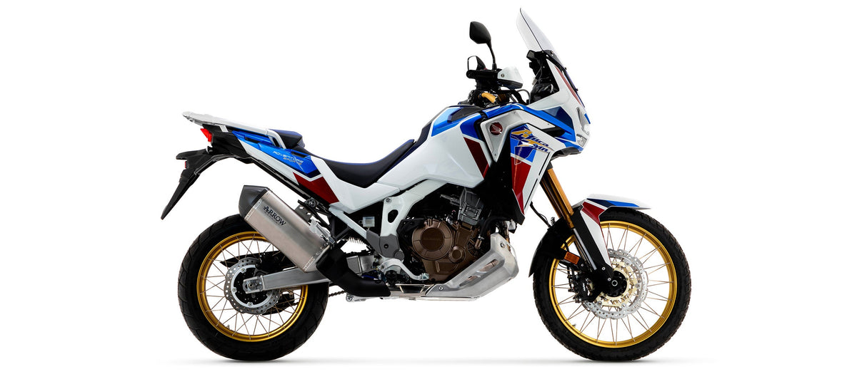 Arrow Sonora Titanium Slip On with Carbon End Cap - Honda CRF1100L Africa Twin/CRF1000L Africa Twin ABS
