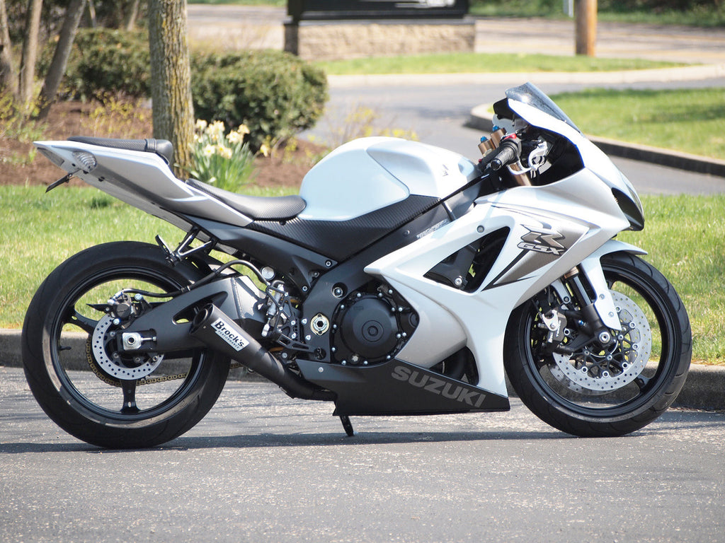 Brock's Performance Alien Head Full System Black 14" Muffler GSX-R1000 (07-08)