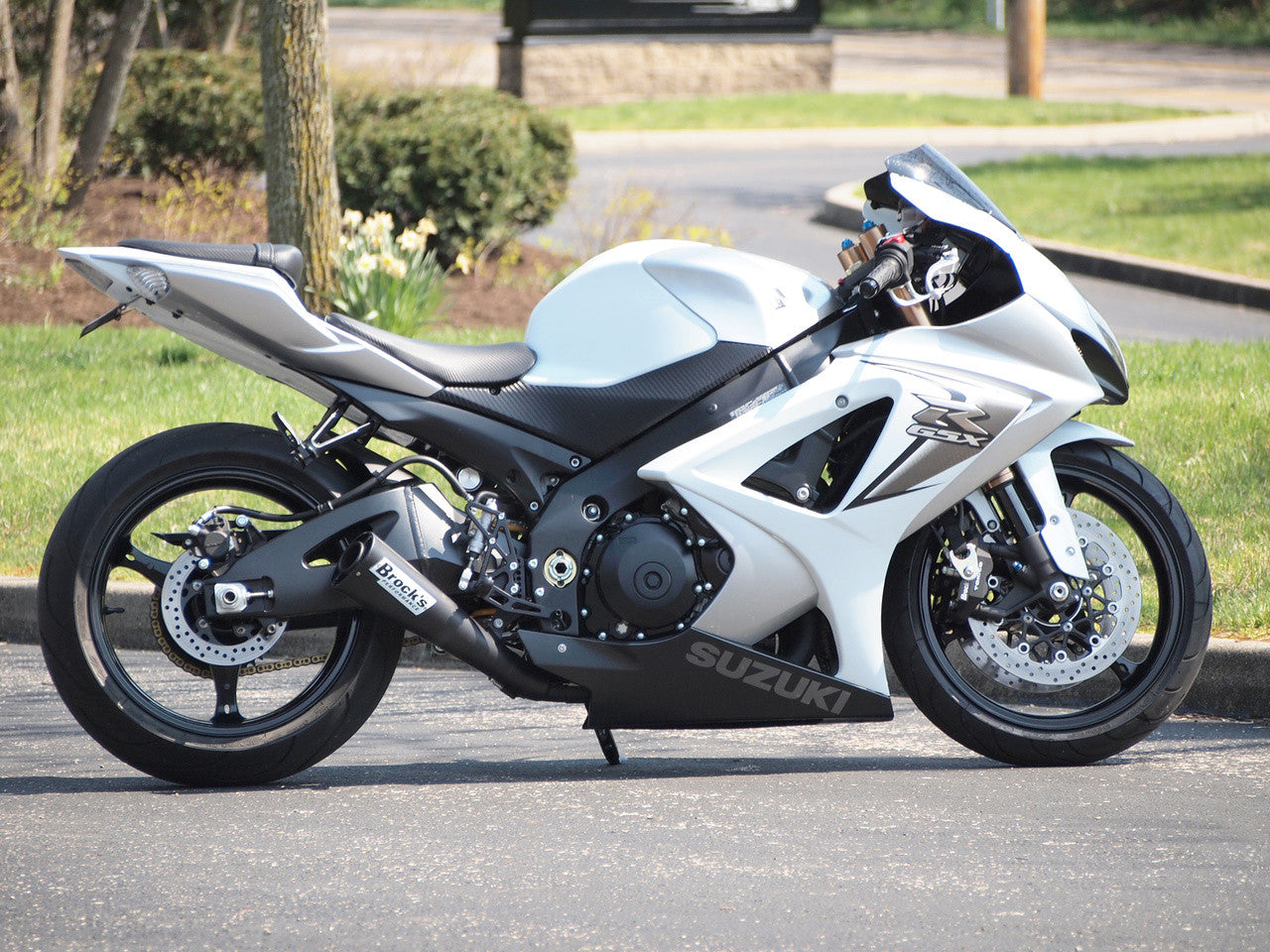Brock's Performance Alien Head Full System Black 14" Muffler GSX-R1000 (07-08)