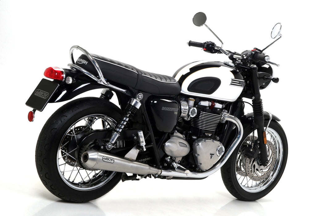 Arrow Nichrom Pro-Racing Slip Ons (Right & Left) - Triumph Bonneville/Bonneville T100