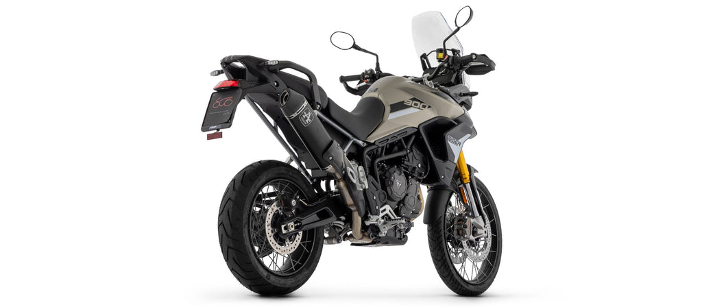 Arrow Veloce Aluminium "Dark" Slip On - Triumph Tiger 900/Tiger 900 GT
