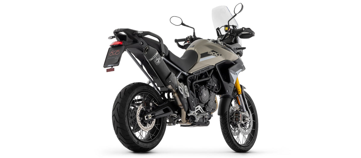 Arrow Veloce Aluminium "Dark" Slip On - Triumph Tiger 900/Tiger 900 GT