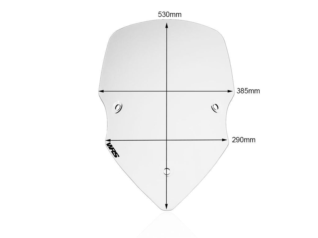 WRS Intermedio Windscreen Ducati Multistrada 1200/1260/950/Enduro 2015-2021 / Multistrada V2 / S 2022-2024