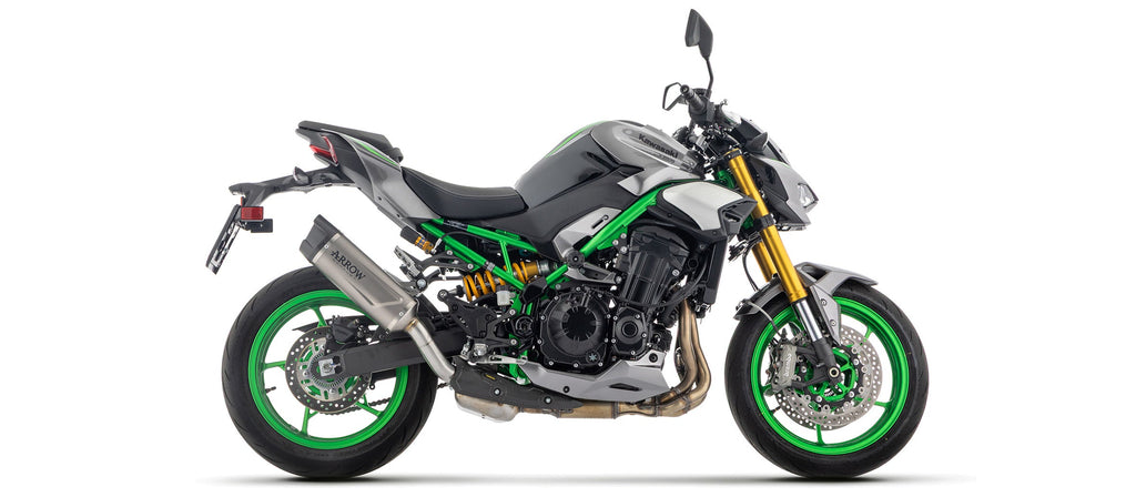 Arrow Indy Race EVO Titanium Slip On with Carbon End Cap - Kawasaki Z900