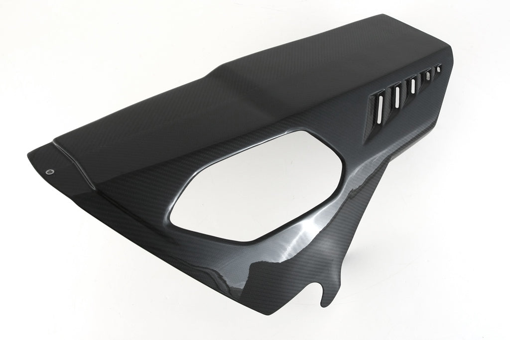 Fullsix Carbon Belly Pan Race - Aftermarket Exhaust Without CAT - BMW M1000RR