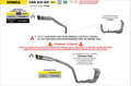 Arrow Indy Race Aluminium "Dark" Slip On with Carbon End Cap - Honda CBR600RR/CBR600RR ABS