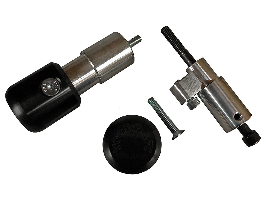 Woodcraft 2009-11 Kawasaki 650 Frame Slider Kit with pucks