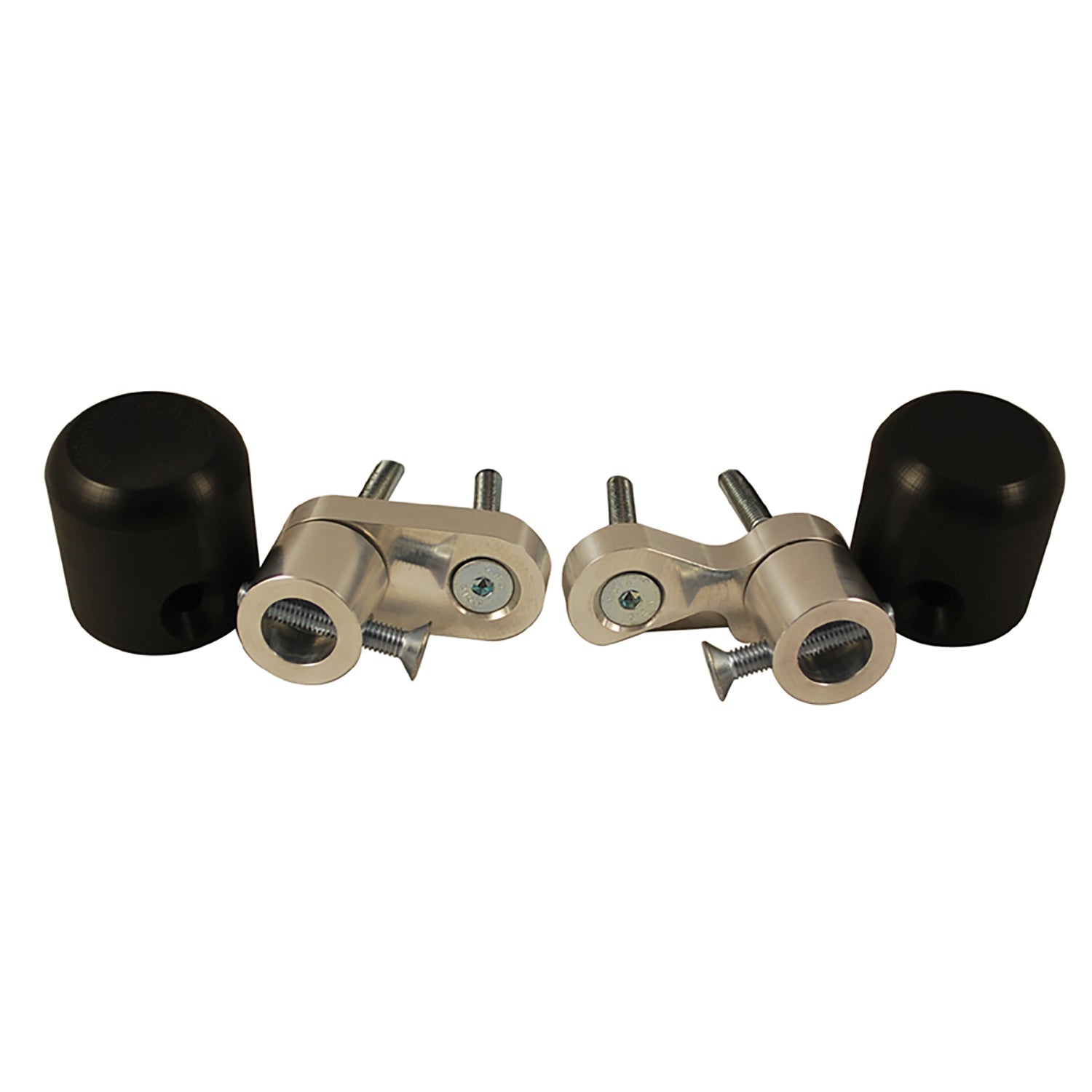 Woodcraft 2012-16 Kawasaki 650R Frame Slider Base Kit with pucks